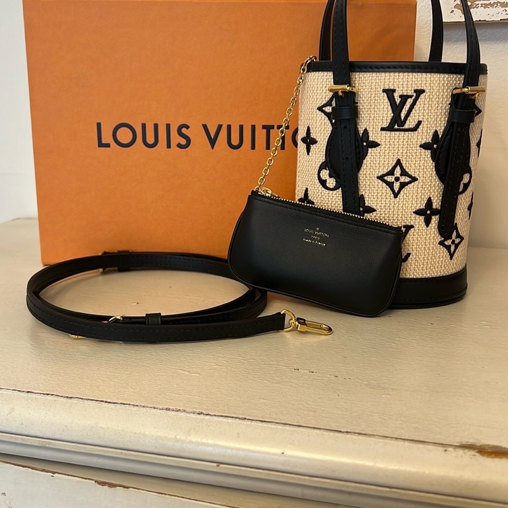 Authentic Louis Vuitton Nano Bucket